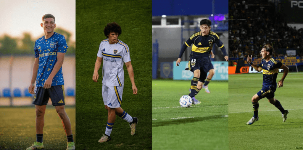 Renovación en Boca: Gorosito, Herrera, Aranda y Simoni son los cuatro juveniles de la Reserva que subirán a Primera en&nbsp;2026
